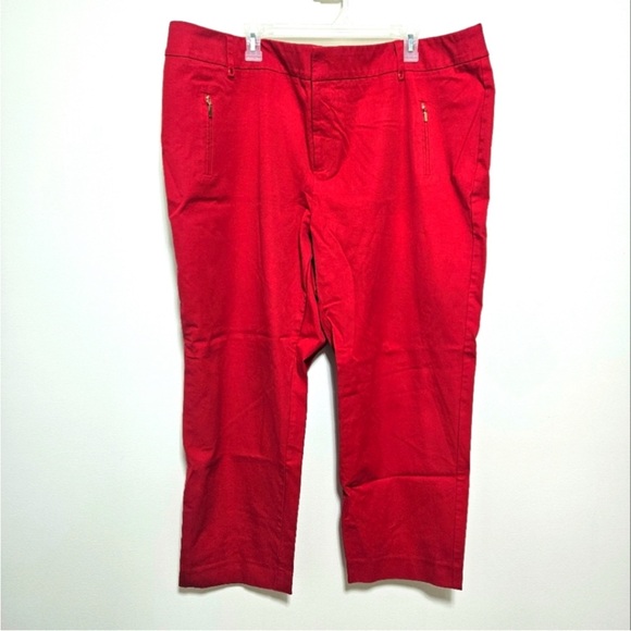 Charter Club Red Ankle Pants - Picture 6 of 6